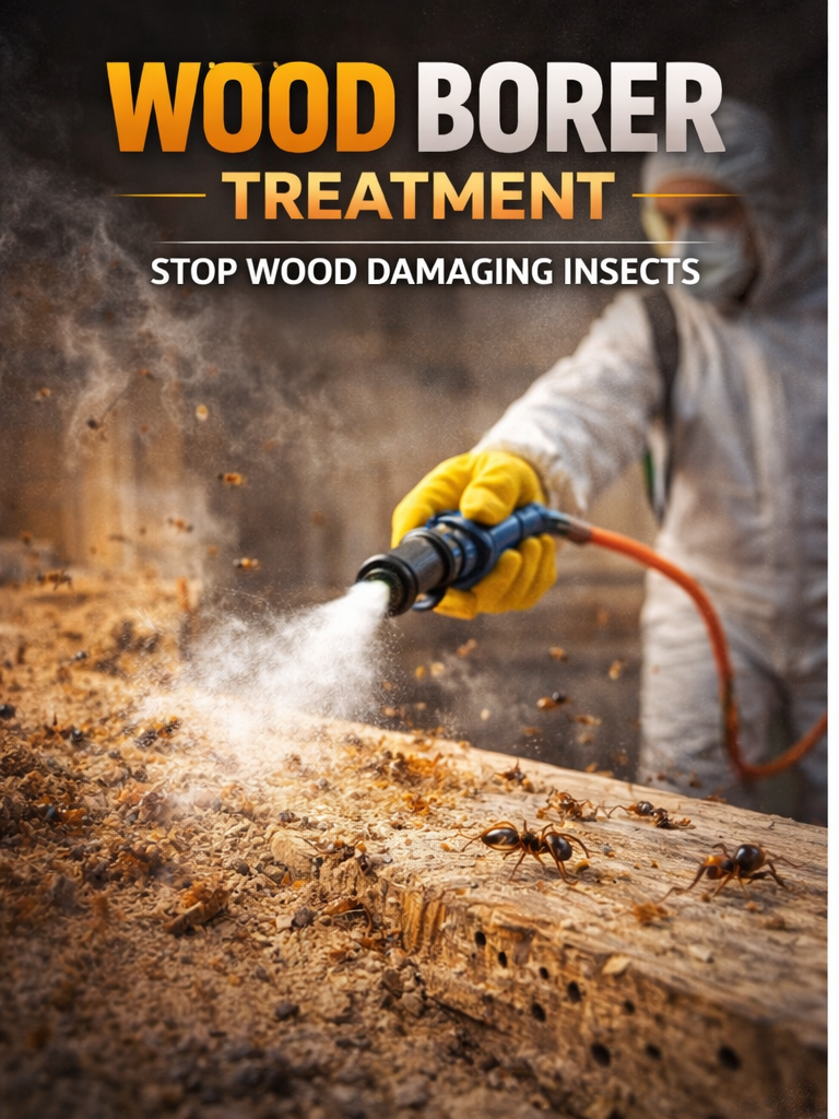 Wood borer treatment